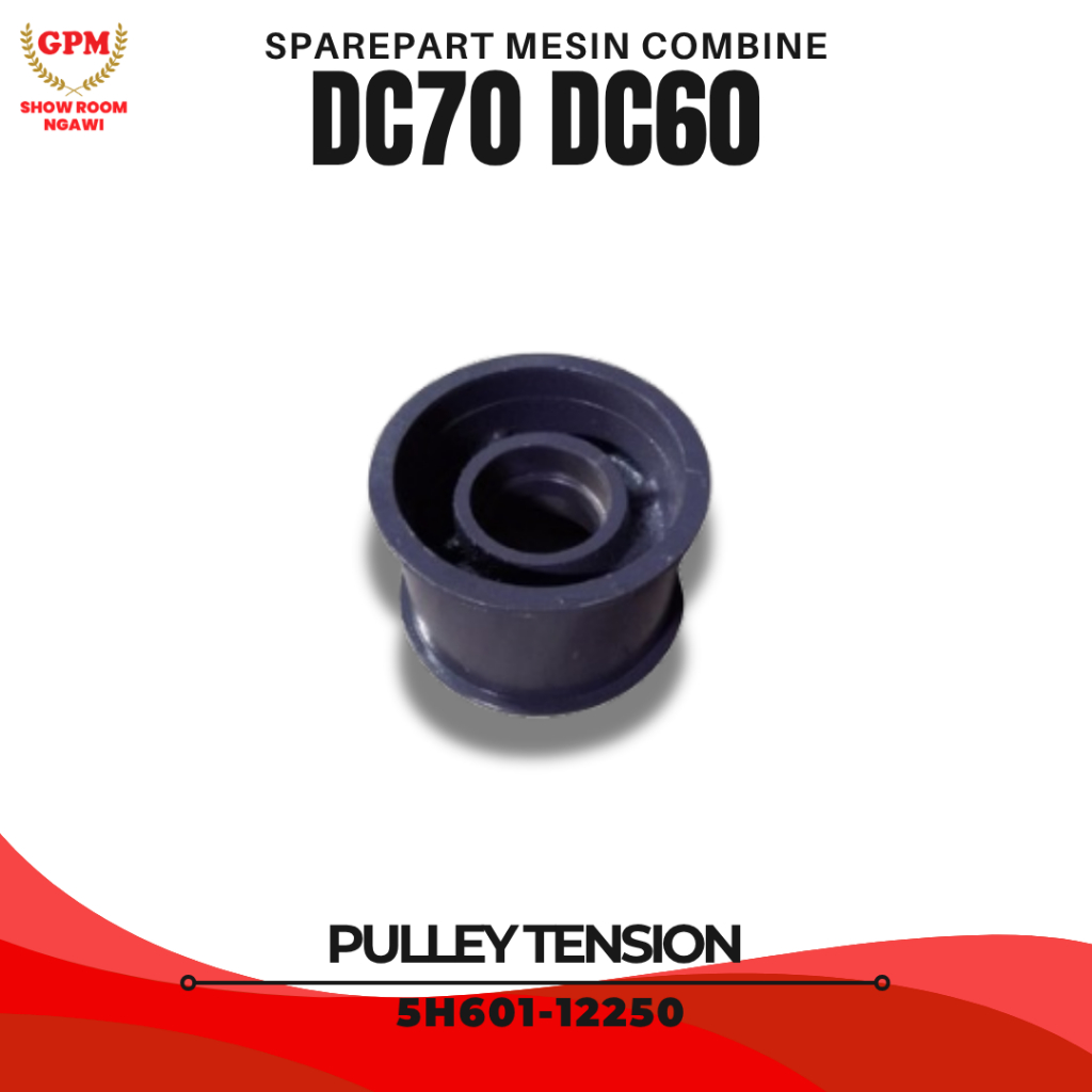 Sparepart Suku Cadang Pulley Tension 5H601-12250 Untuk Mesin Panen Padi Combine Harvester KUBOTA DC6
