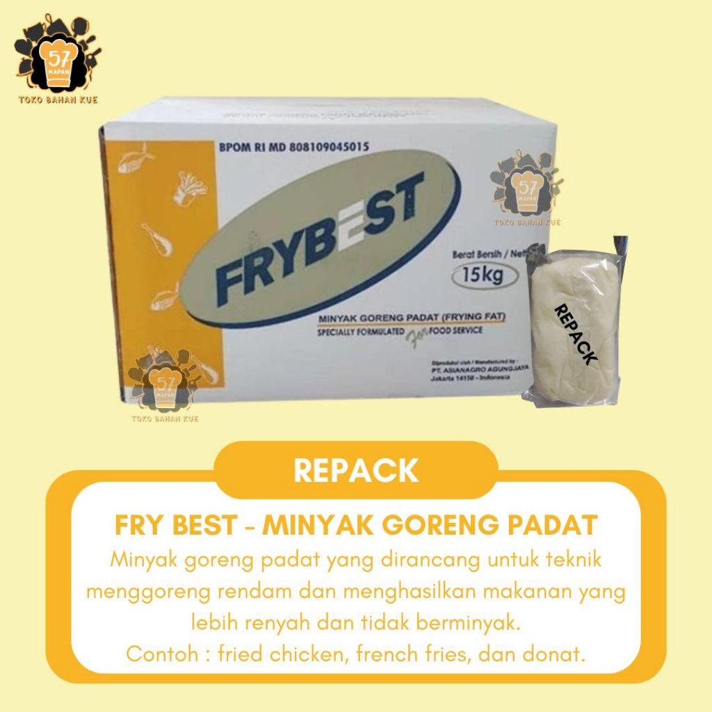 MINYAK BEKU FRYBEST 1 KG