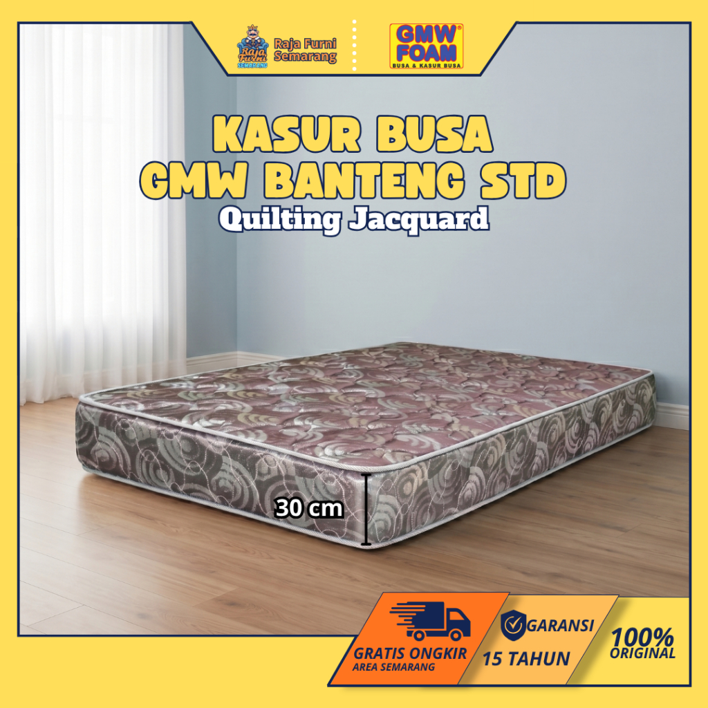 GMW FOAM / KASUR BUSA BANTENG STD / KASUR BUSA GAJAH QUILTING JACQUARD