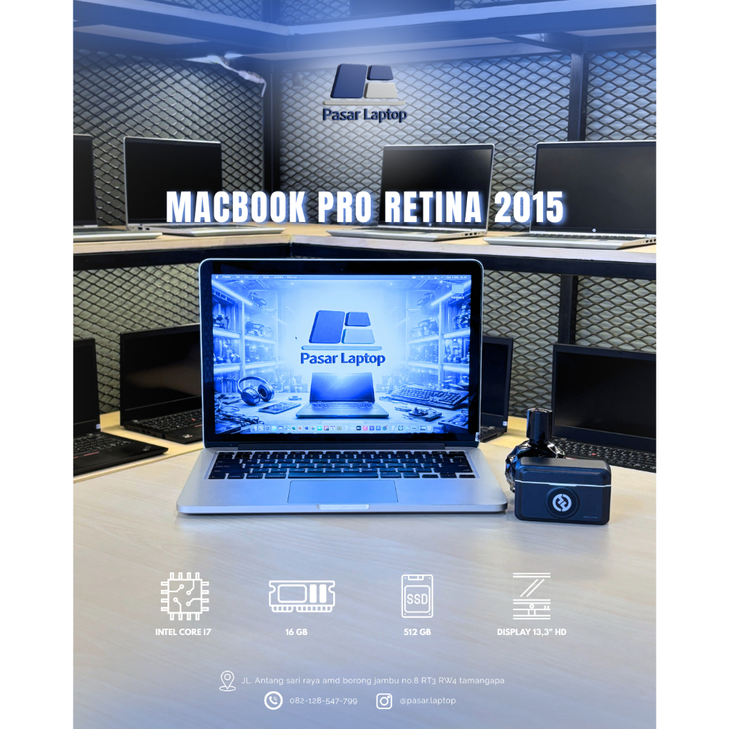MacBook Pro Retina 13” 2015 | Core i7 | RAM 16GB | SSD 512GB