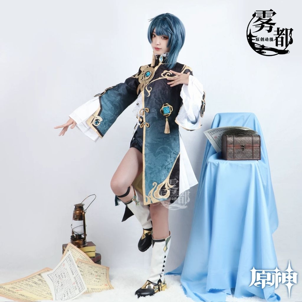 NEW COSTUME XINGQIU GENSHIN IMPACT BRAND WUDU