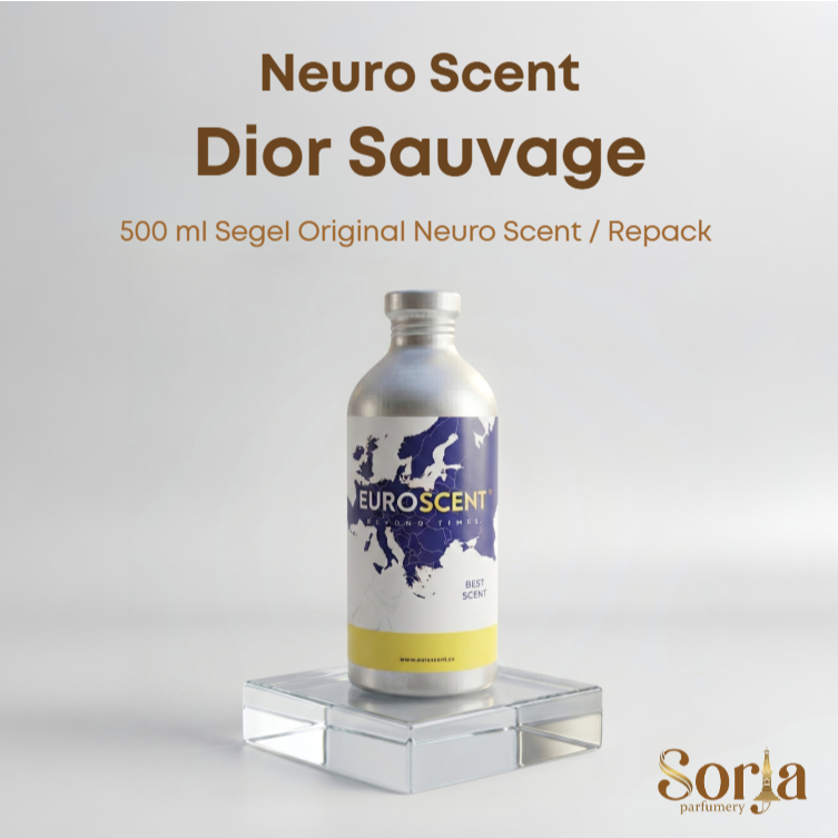 Bibit Parfum Neuro Scent  Dior Sauvage Woody Maskulin Segar Murni 500ml Segel Repack 100 250ml