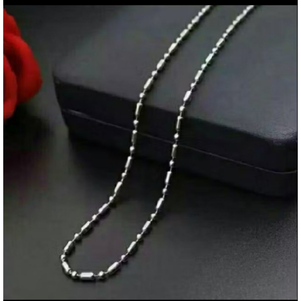 kalung rantai mci titanium model bambu