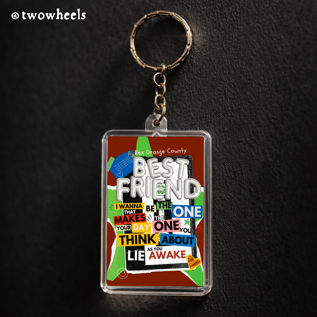 REX ORANGE COUNTY KEYCHAIN/AKRILIK KEYCHAIN FANMADE/REX ORANGE COUNTY MERCH FANMADE