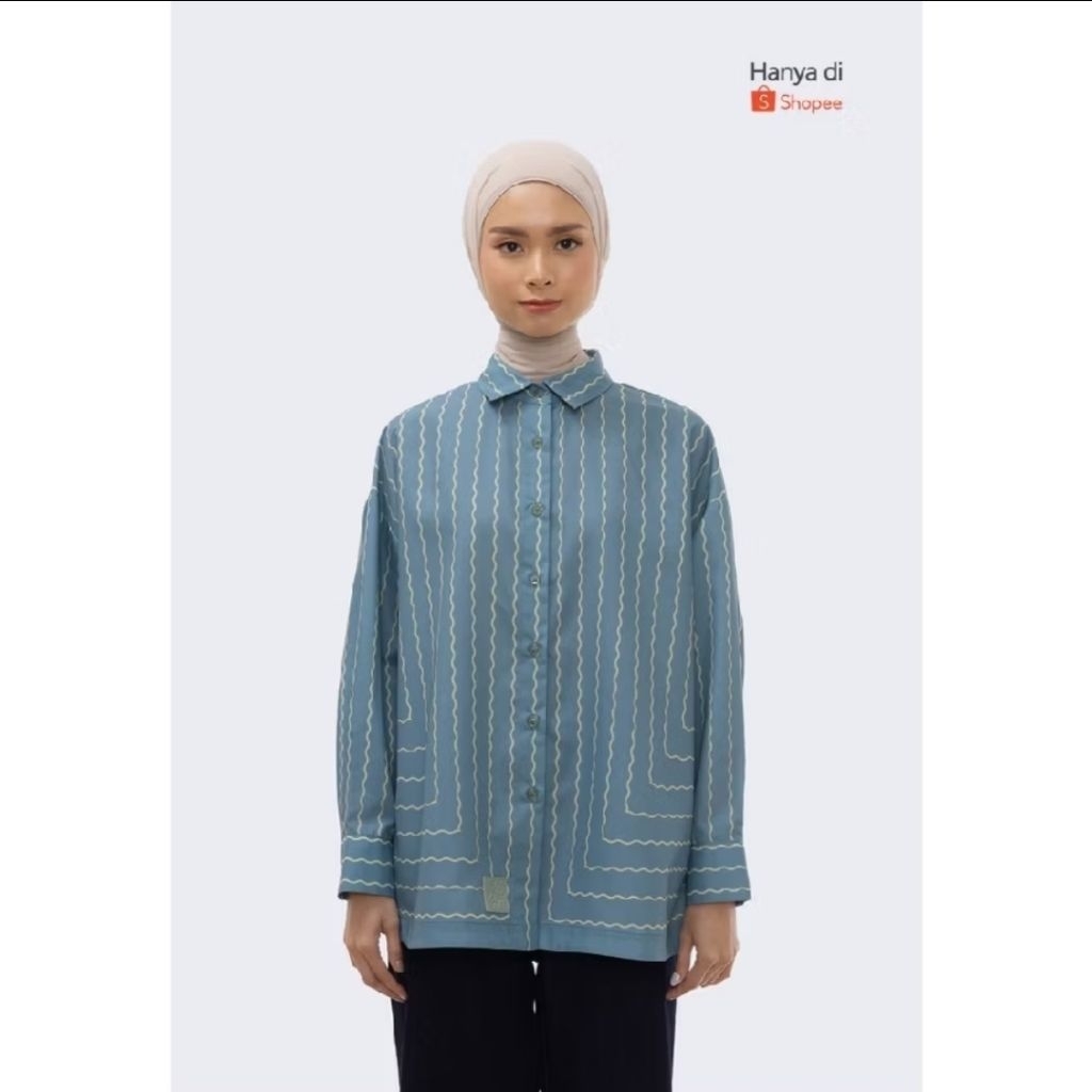 NEW Riamiranda - Laton Top - Turqouise Size S/M