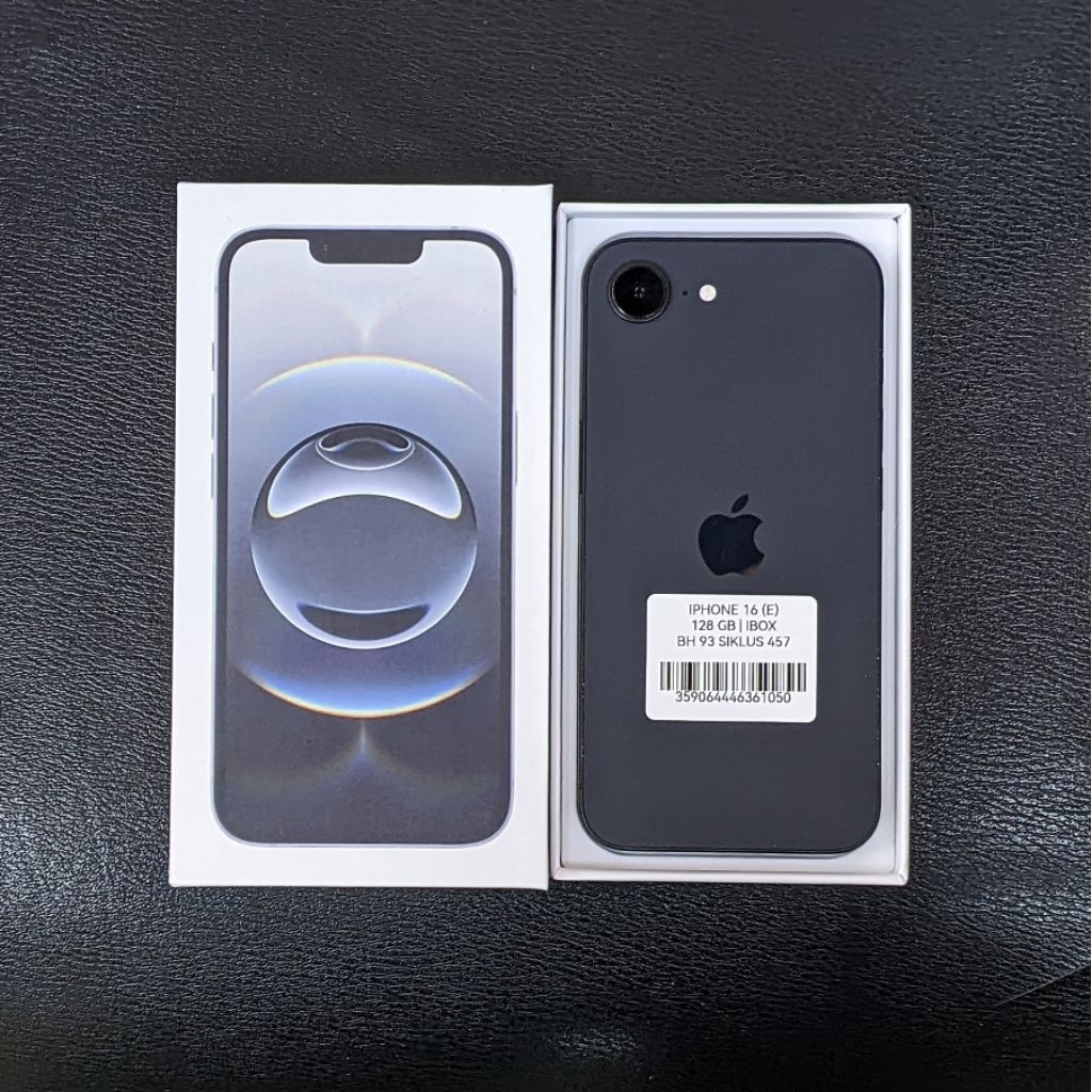 IPHONE 16 E BLACK 128 GB IBOX