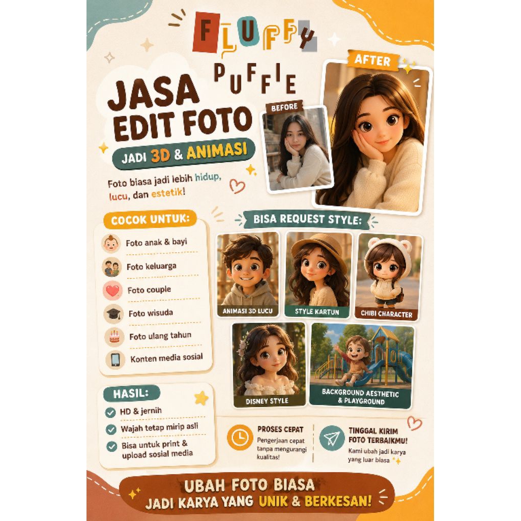 Jasa Edit Foto 3D dan Animasi