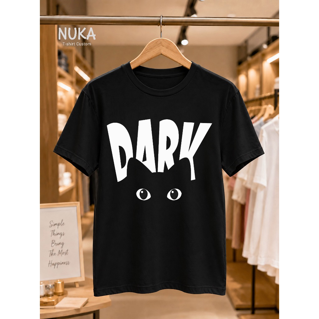 Nuka Custom - Kaos Unisex Nuka Motif Karakter Dark