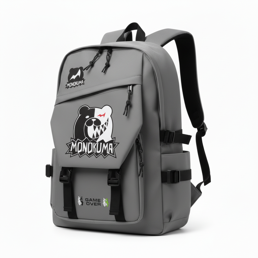 new ransel sekolah anak pria wanita anime monokuma despair tas punggung sekolah by hokiofficial