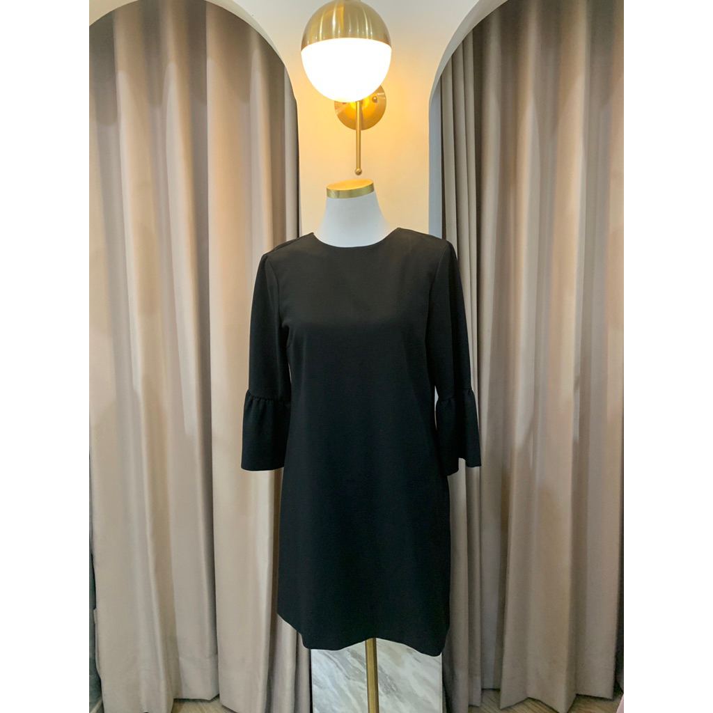 PRELOVED SECOND dress lengan 7/8 ZARA WOMAN