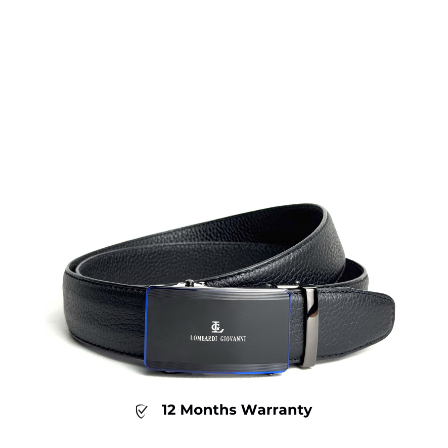 Lombardi Giovanni -  Ikat Pinggang Kulit Pria - Automatic Belt Gio - Belt Pria