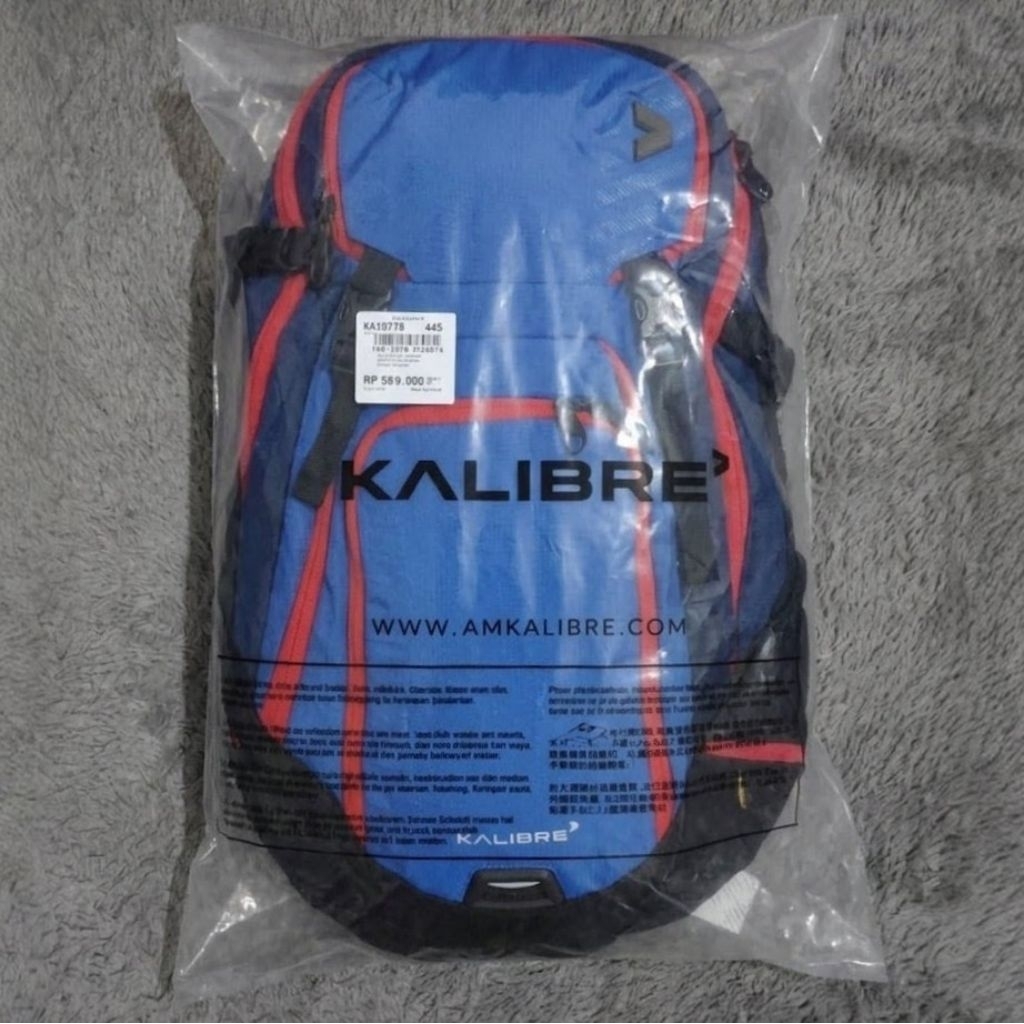 Tas Ransel Backpack Kalibre Chronix (Blue - Red)