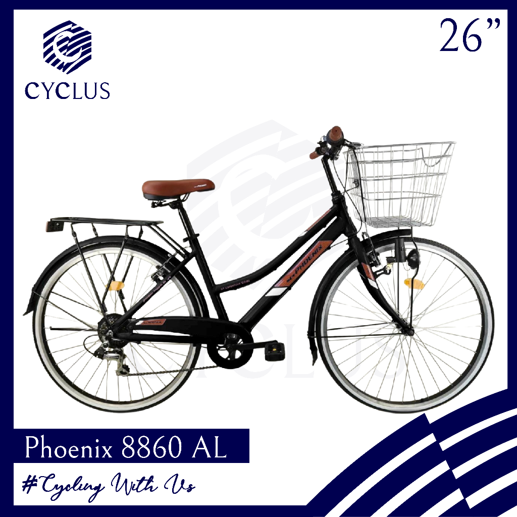 Sepeda Keranjang CTB Citybike Phoenix 8860 AL 26 Inch Anak Dewasa Sepeda Phoenix 7 Speed ALLOY NEW 2