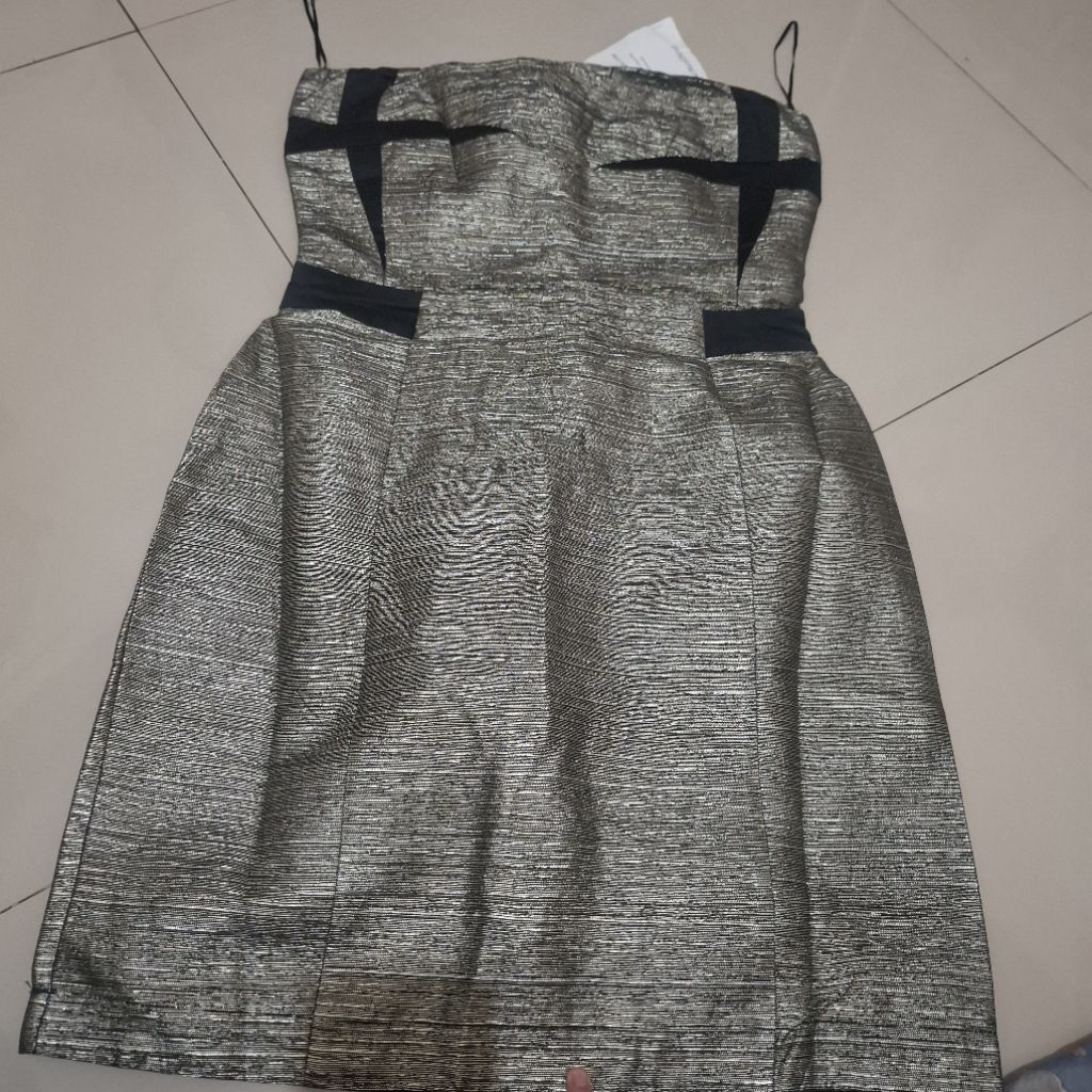 SEE by CHLOE metalic tube dress
