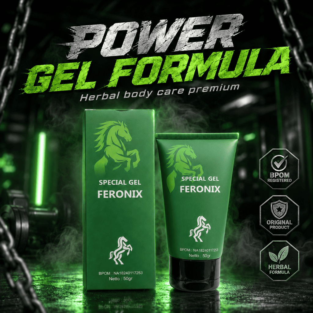 FERONIX Special Gel Herbal 50gr Original Body Massage Gel