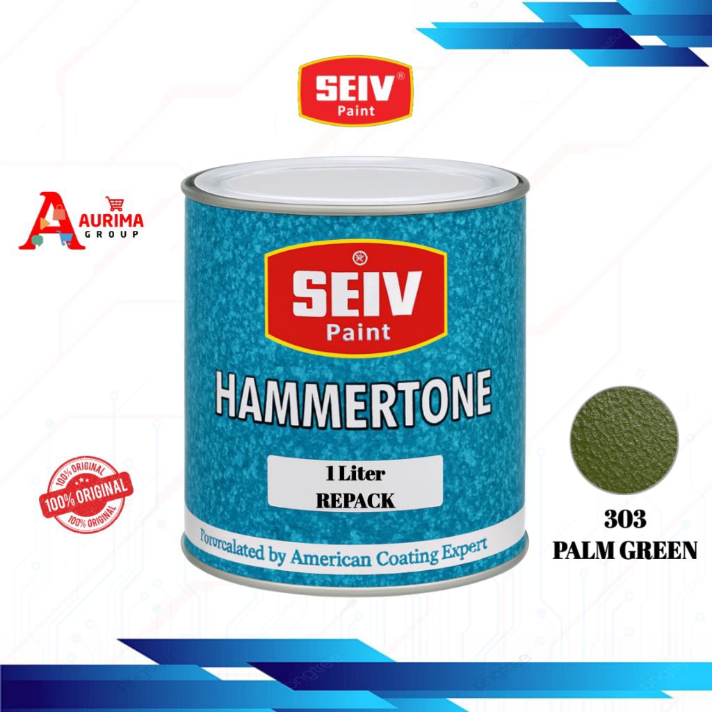 CAT SEIV HAMMERTONE PALM GREEN 303 REPACK - CAT BESI BERKUALITAS TAHAN PANAS ANTI KARAT
