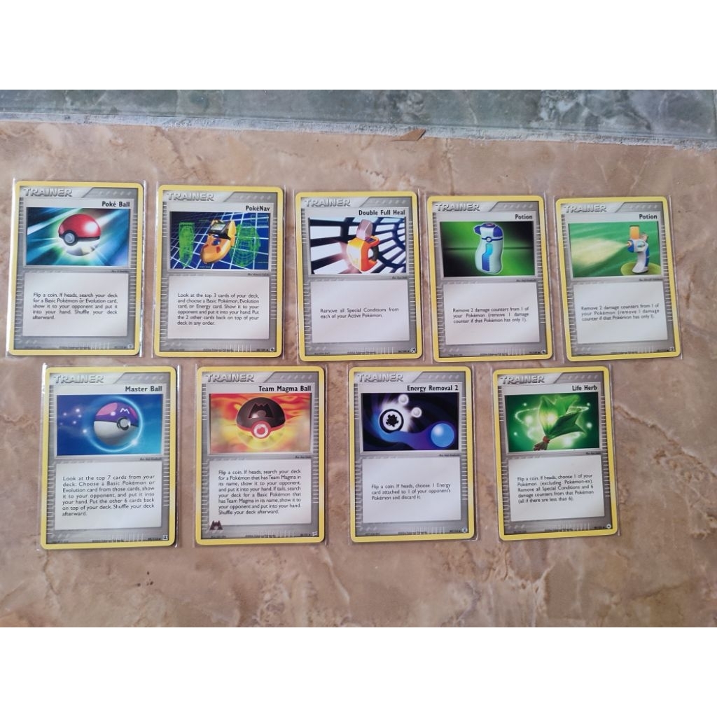 kartu pokemon trainer vintage 2004