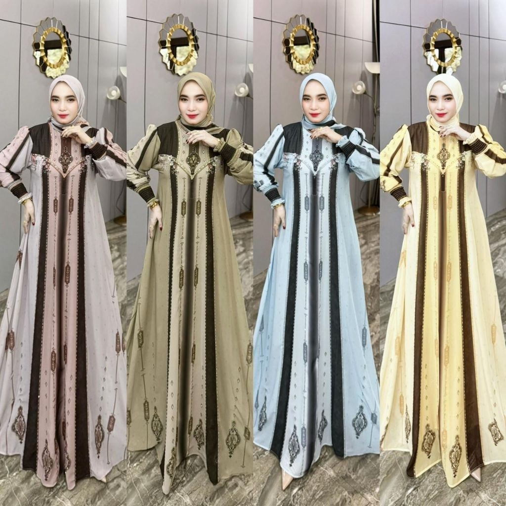 Gamis Syari Mufidah Series By mariani fhasion