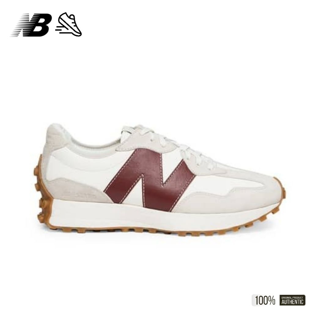 New  Balance 327 Beige Maroon Original