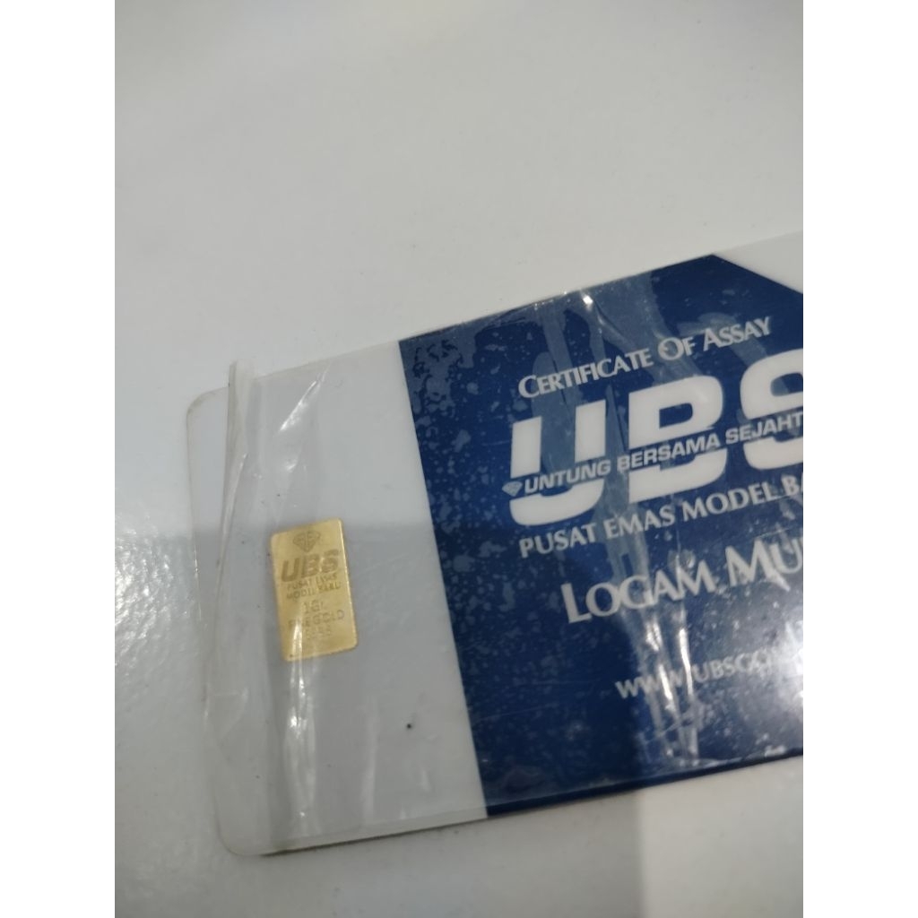 Emas UBS 1 gram
