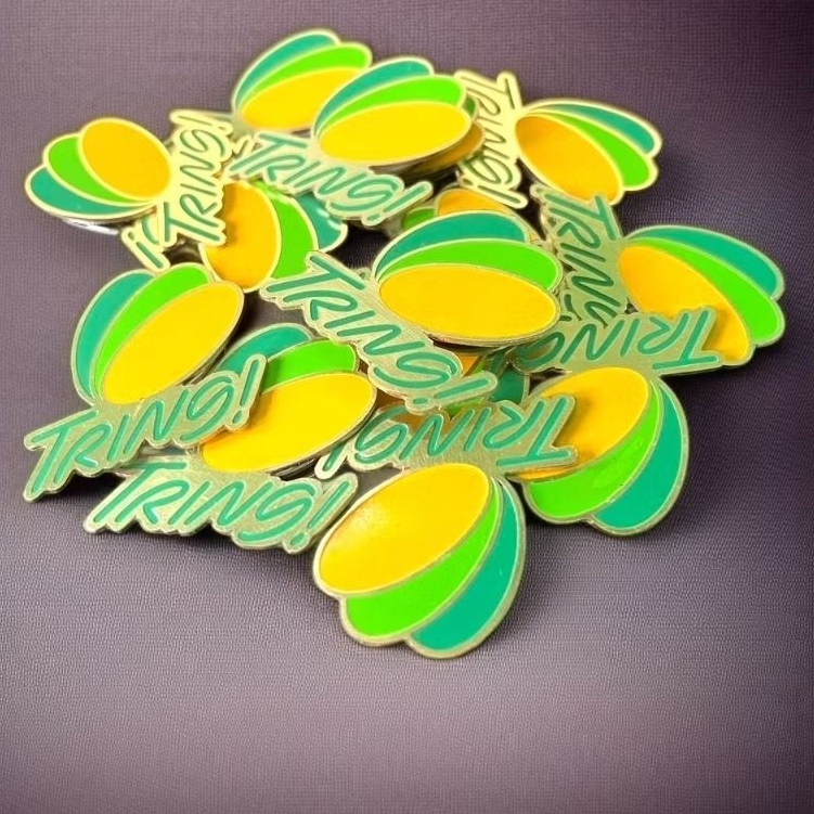 Pin Pegadaian Logam Gold Premium - Bros Jas Lencana Logo Pegadaian Eksklusif