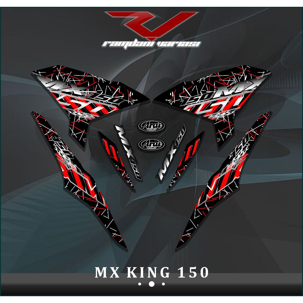 STRIPING STIKER JUPITER MX KING 150/STIKER VARIASI MX KING 150 SNIPER KEREN