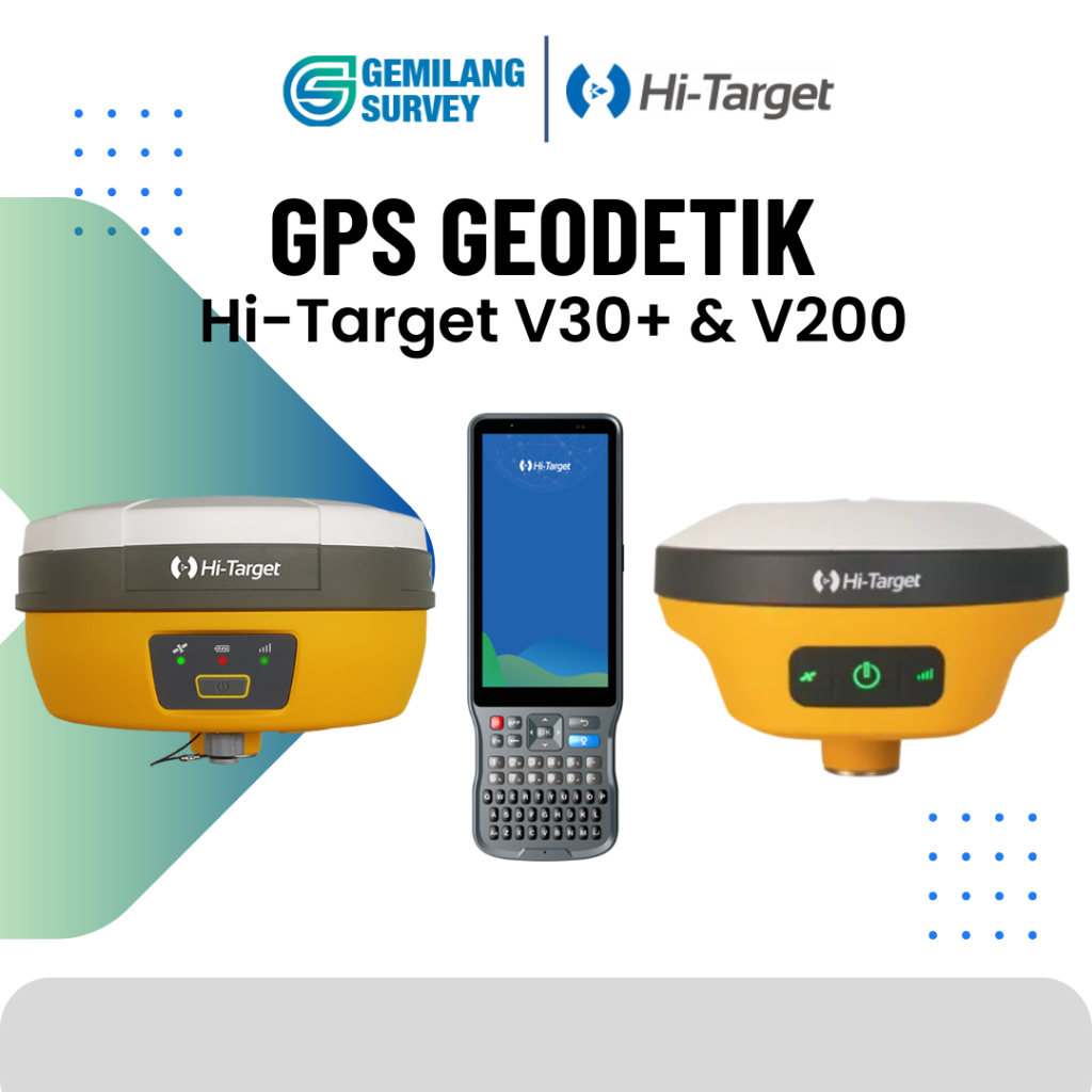 GPS Geodetik Hi Target V200 Rover Kit  | V30Plus Base Kit