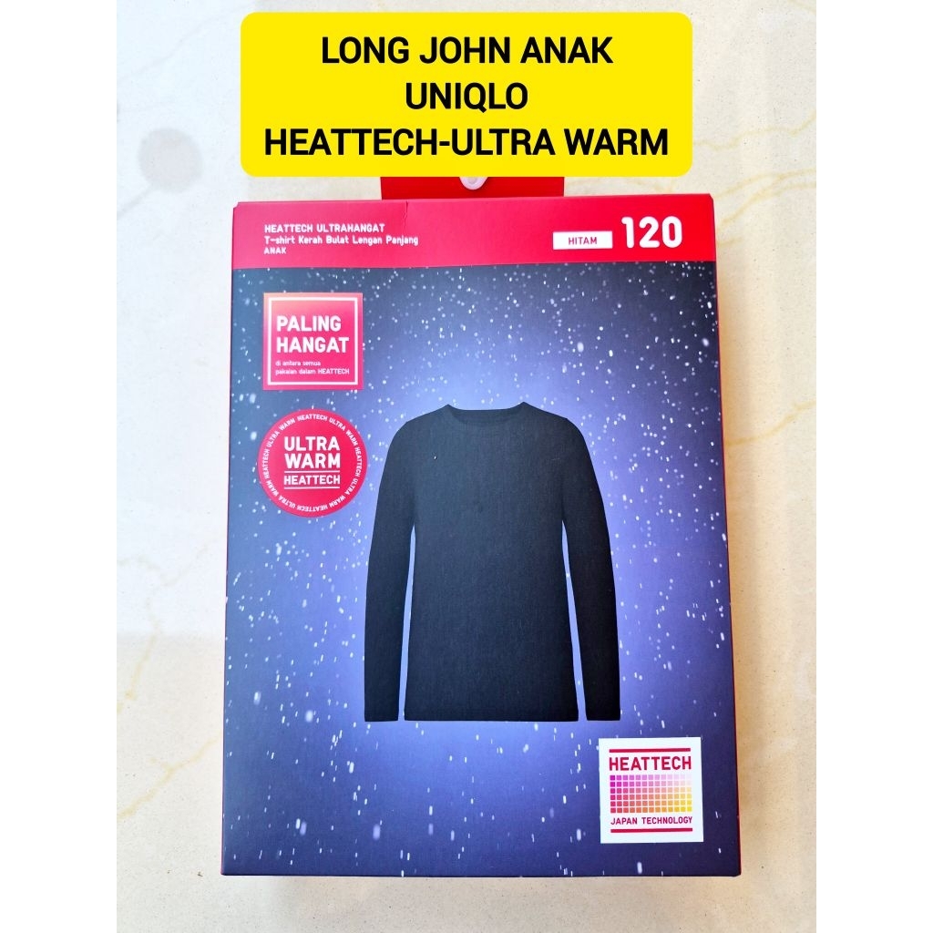 PRELOVED-Atasan Long John Winter UNIQLO HEATTECH ULTRAWARM SIZE 120