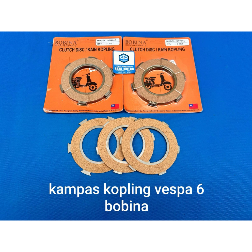 kampas kopling vespa bobina