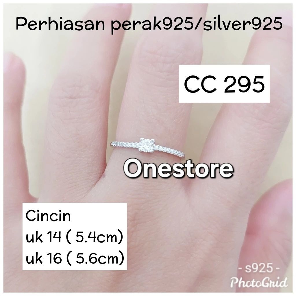 CINCIN MATA SATU PERAK 925 WANITA CC 295