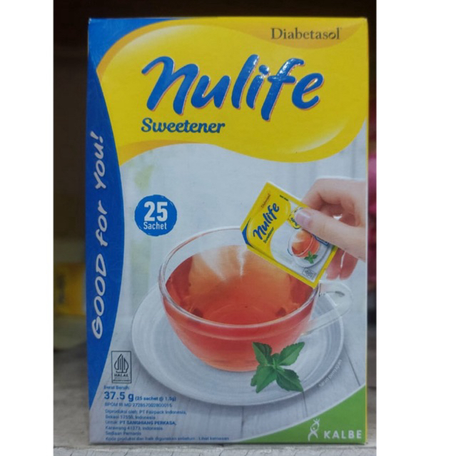 Diabetasol Nulife Sweetener No Calories 25 sachet