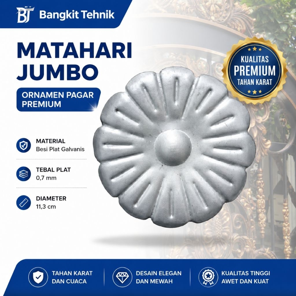 Ornamen Pagar Matahari Jumbo