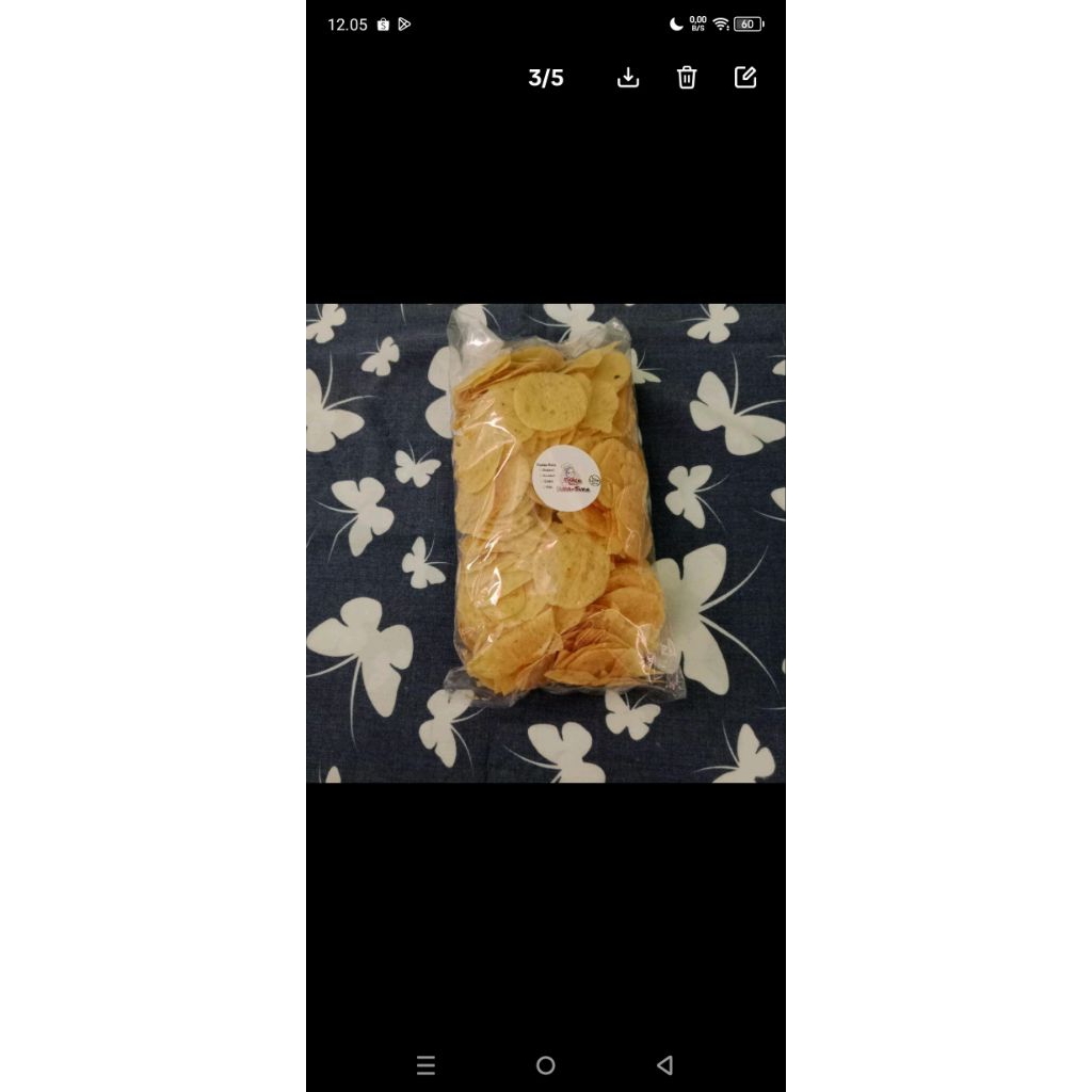 Opak Singkong Medan Mentah