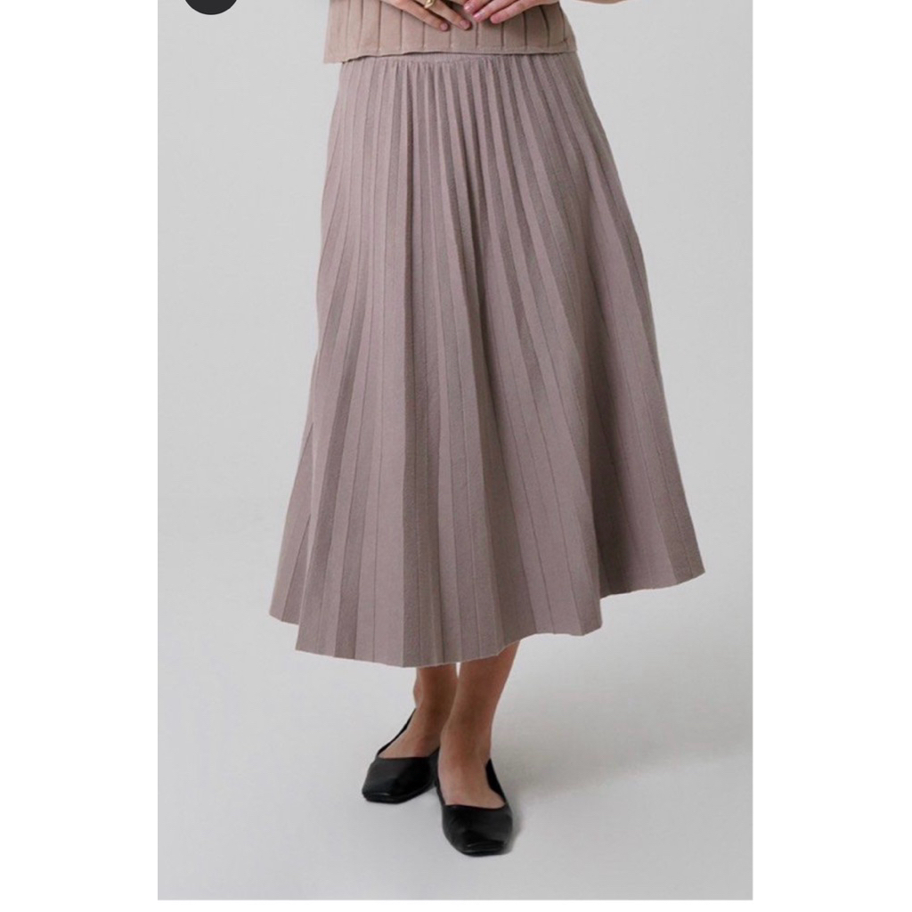 Mississippi Ladies Pleated Knit Skirt/ Rok Knit Pleated