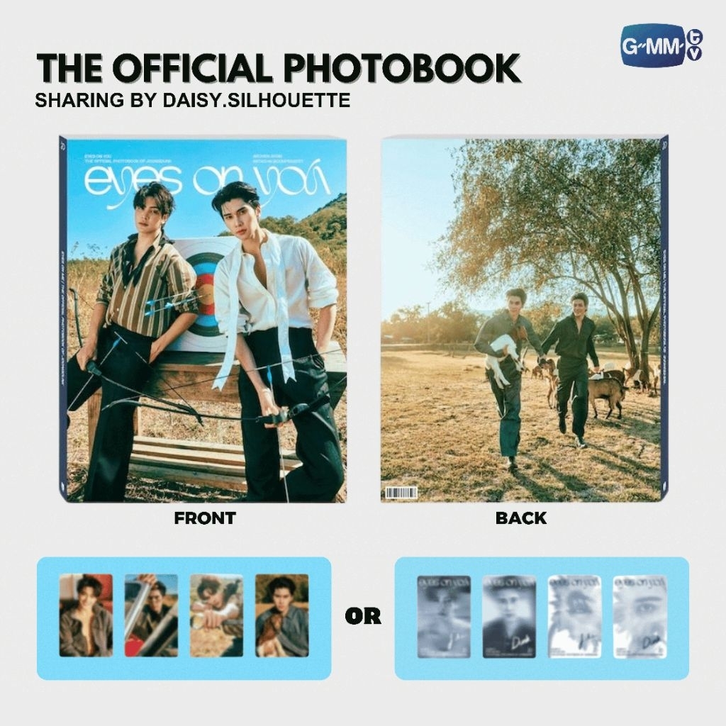PHOTOBOOK EYES ON YOU JOONGDUNK OFFICIAL || SHARING PHOTOBOOK POSTER POSTCARD PHOTOCARD GMMTV || WTS