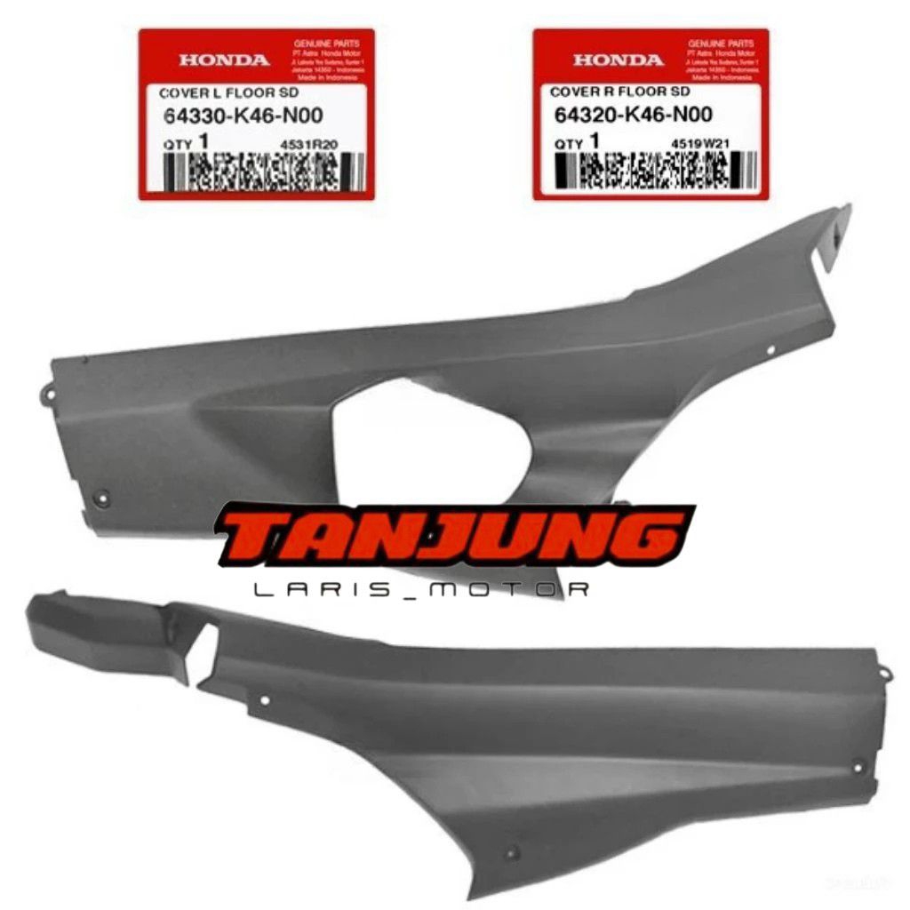 64330-K46-N00 64320-K46-N00 Cover Dek Lantai Kiri Kanan Vario 110 Fi LED