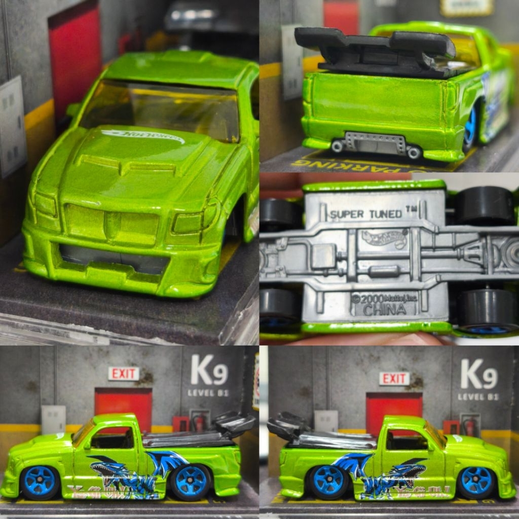 Hot Wheels Loose Mulus - Super Tuned Yu Gi Oh Blue Eyes White Dragon