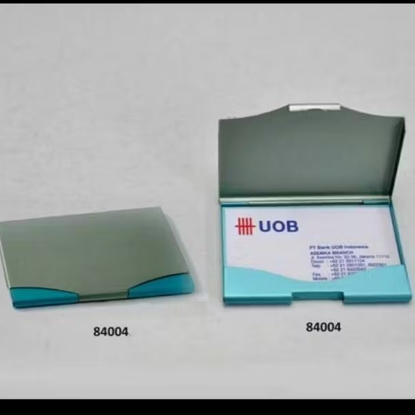 Name card holder / tempat kartu nama metal stainless slim