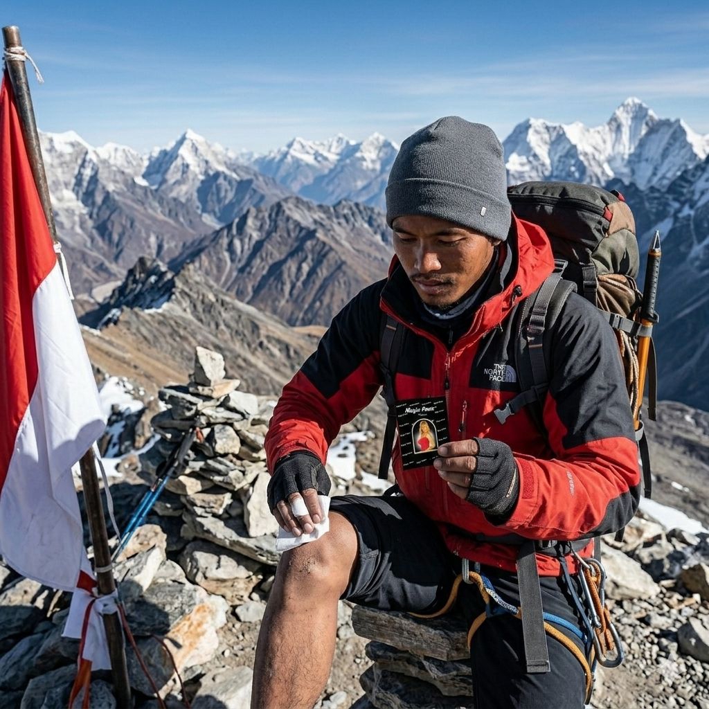 Bisa cod tisu hiking meredakan nyeri dan keram cap magic tisu kebersihan isi 6 pcs