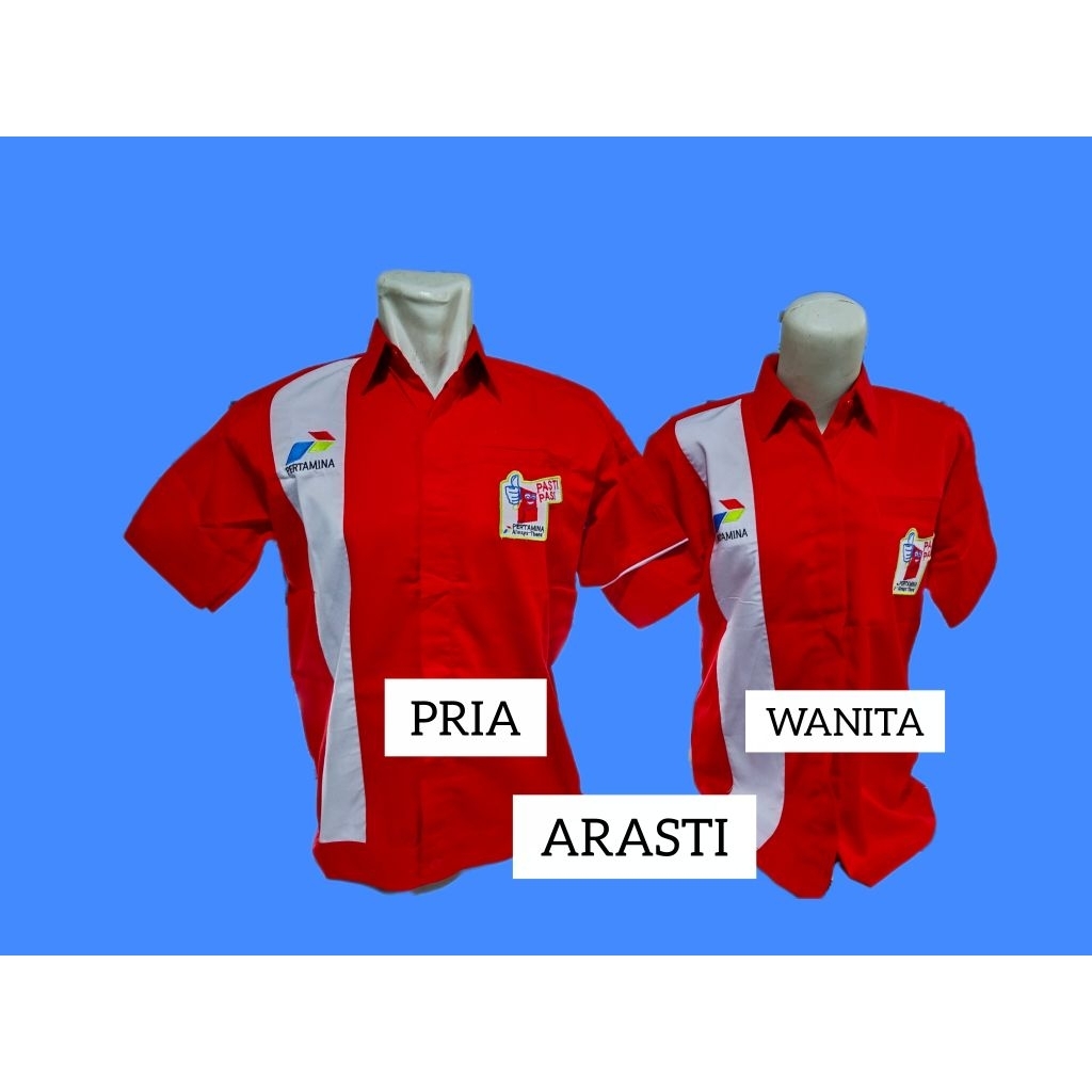Baju Operator SPBU Pertamina ( Hanya Baju )