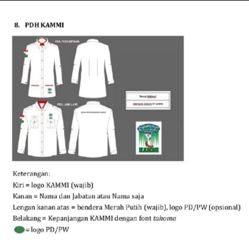 kemeja KAMMI Perempuan bonus Pin atau stiker KAMMI