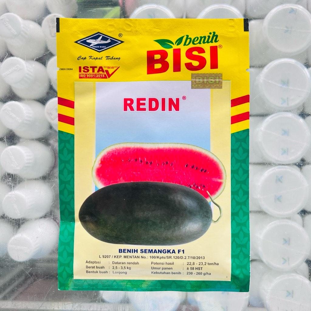 Benih Semangka Redin 20 Gram Semangka Berbiji Original