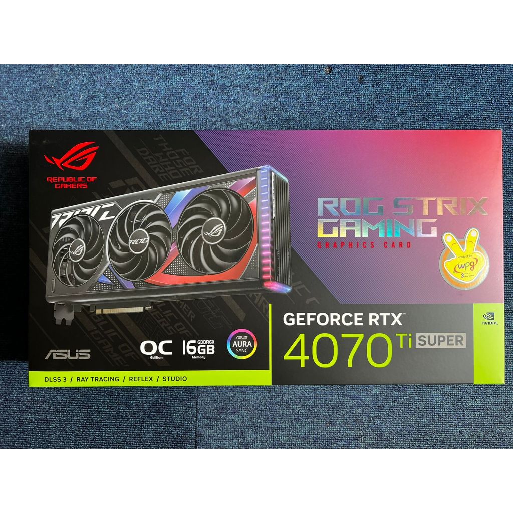 ROG Strix RTX 4070 Ti Super 16GB GDDR6X OC