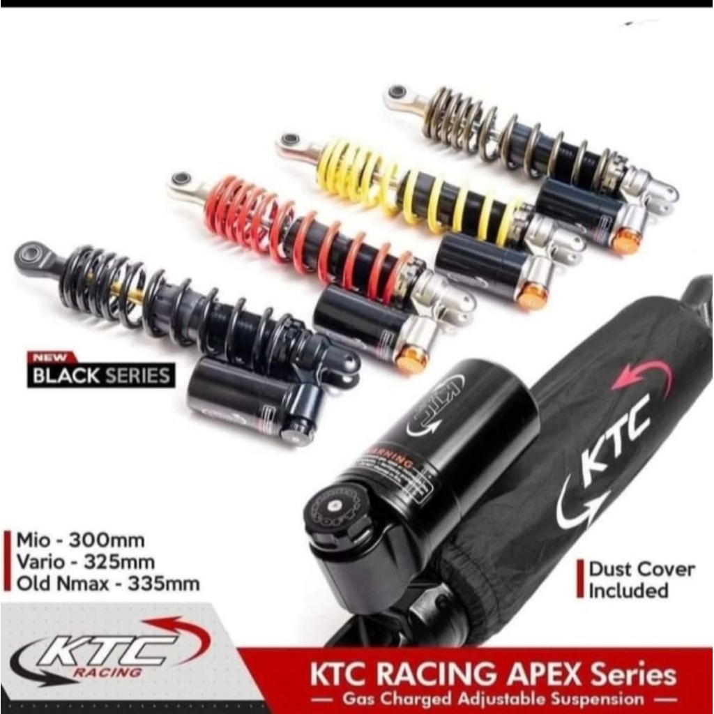 SHOCK BREAKER SHOCK KTC APEX SERIES VARIO 125/150/ALL MIO BEAT SCOOPY ORIGINAL KTC
