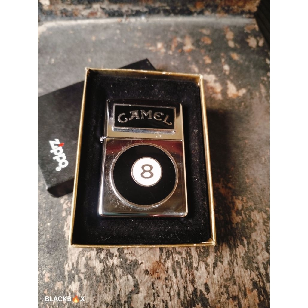 Zippo Original CAMEL 8 BALL WITH RAISED CAMEL MEDALLIONS Official Licensed Product Tahun 1994