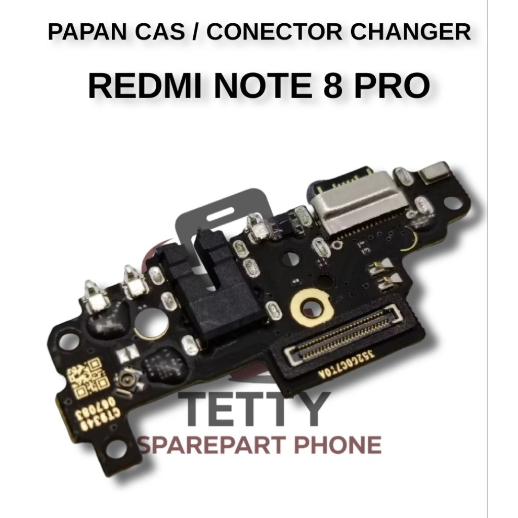 Papan Cas Xiaomi Redmi Note 8 Pro Charging Board USB Dock Connector Port Charger Pengganti Original