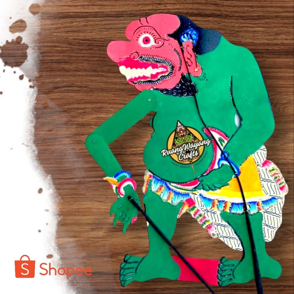 Wayang Kulit Asli Buto Punuk Uk Standar Dalang Murah