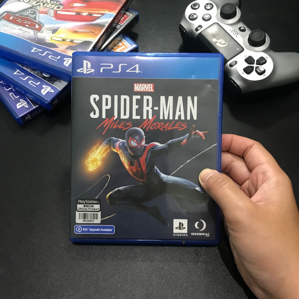 BD Kaset PS4 Spiderman Miles Morales Region All Second/ Bekas