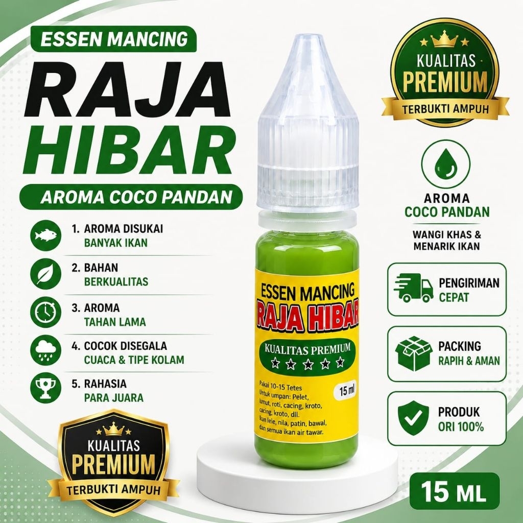 Essen Mancing Raja Hibar Aroma Coco Pandan – Essen Juara Harian & Lomba
