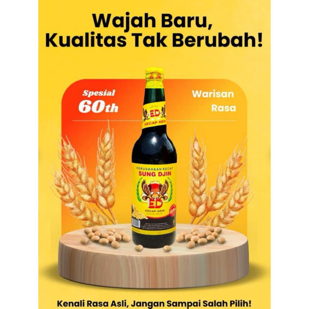 Kecap Elang Dua Sung Djin Kecap Asin Kecap Kalimantan Kecap Asin Elang Dua 620 ml